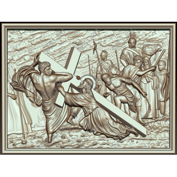 Панно Иисус с крестом