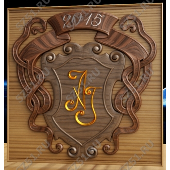 Фамильный герб картуш