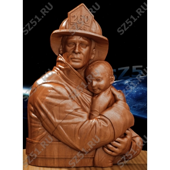 Пожарный и ребенок