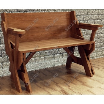Скамейка-стол трансформер